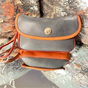 Dooney & Bourke Gray and Orange Crossbody Bag